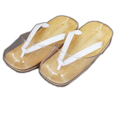 Igusa style setta белые легкие с губчатой подошвой [tzt013-L] Сандалии "Sigure sandals", / стринги, килк, (погода кимоно) (большой)