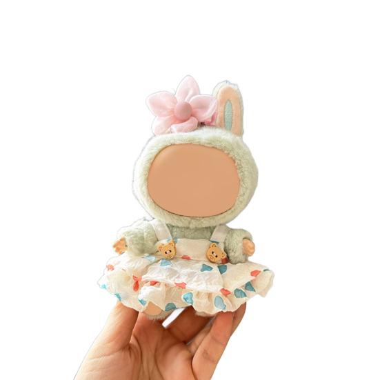 Набор одежды для куклы 17 см Набор из 2 предметов Юбка с головным убором Наряд для игры Одежда для куклы Модные аксессуары для куклы