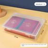 Plastic Document Organizer Clear A4 Organizing Box Dust Proof Storage Box