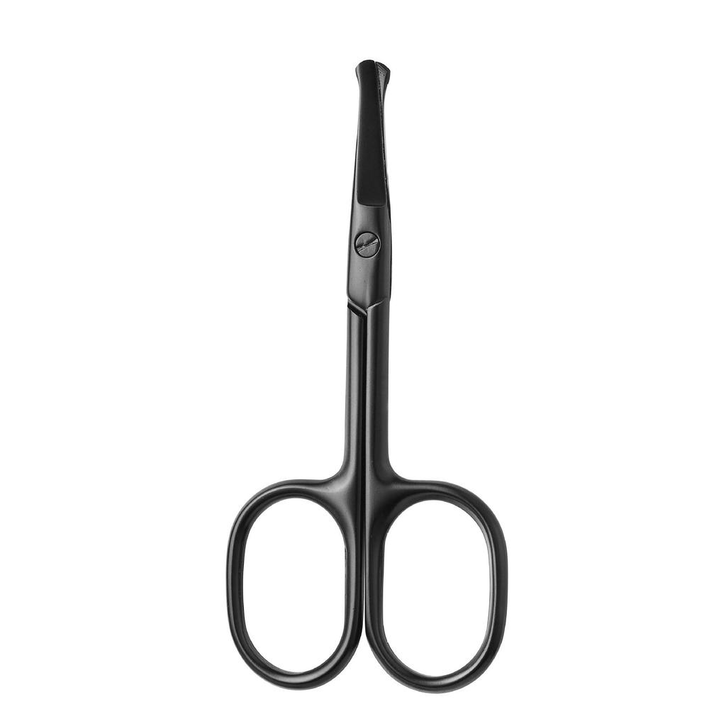 Элимальная стрижка с круглой головкой из нержавеющей стали, косметическая стрижка бровей, стрижка волос в носу, бровей, маленькие безопасные ножницы, ножницы для волос в носу