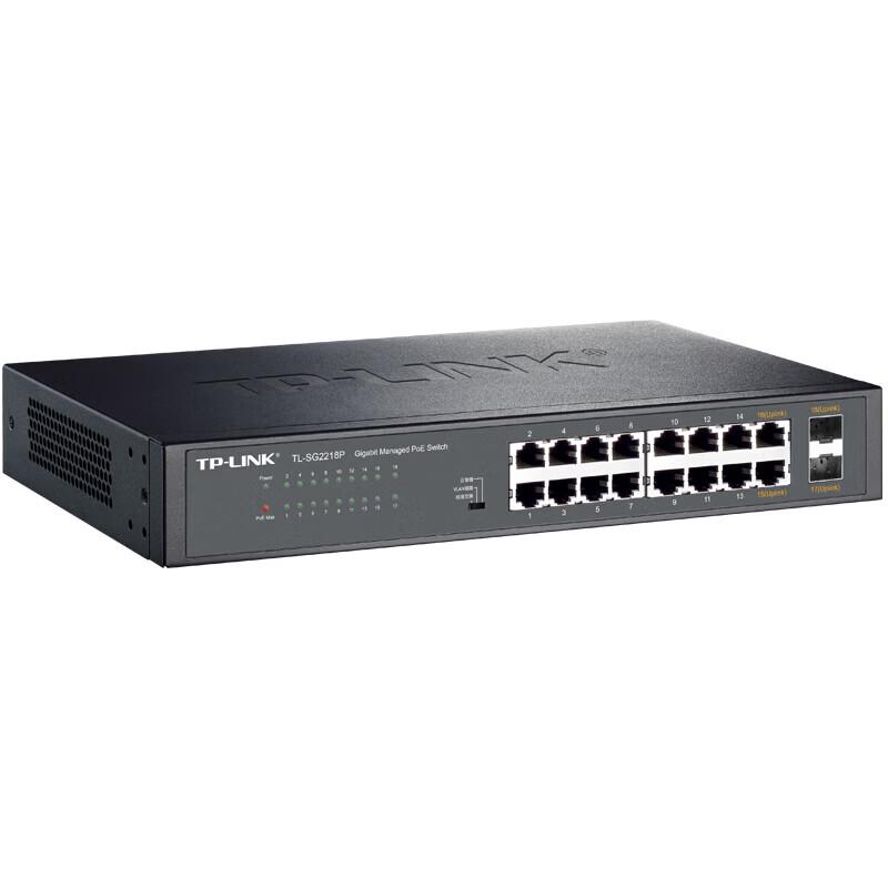TP-LINK TL-SG2218P 18-Port Gigabit Web/Cloud Managed PoE+ Switch