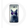 Чехол для Samsung Galaxy j5 Cat Purple Glasses Style