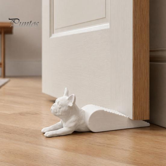 3D-печатный дверной клин, стопор-клин в виде французского бульдога, дверной стопор в форме собаки, ветрозащитный, противоскользящий, не требует сверления, напольный дверной стопор для дома, офиса, спальни