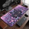Cute Cat Game Mouse Pad Large Computer Accessories Office Table Mats Rubber Anti-slip Gaming Keyboard Mousepads Long Desk Pads