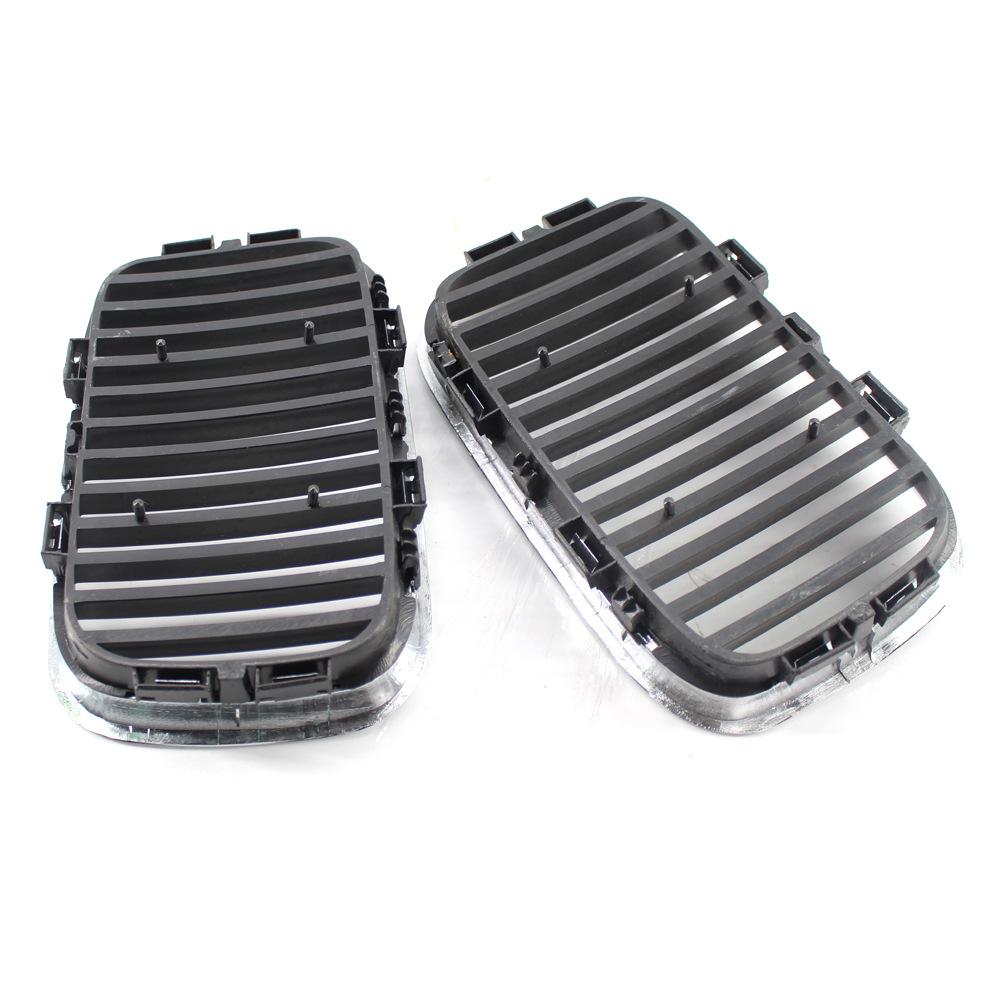 1 Pair Front Hood Bumper Kidney Grilles Grill Chrome for BMW 3-Series E36 Sedan Coupe Touring 1990-1996 51138122237 51138122238