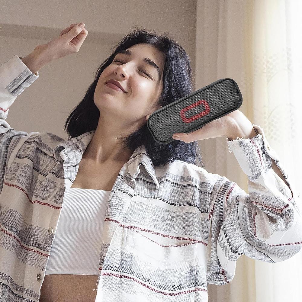 Портативные колонки с беспроводной связью Bluetooth с громким стереозвуком 20 Вт, водонепроницаемые колонки для душа IPX6, громкоговорители TWS для вечеринок, многоцветная подсветка