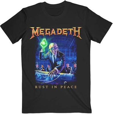 Megadeth Rust in Peace Список треков Официальная футболка Мужская Унисекс