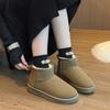 Winter Women Short Plush Warm Snow Boots Casual Shoes  New Suede Fur Chelsea Ankle Boots Flats Platform Ladies Shoes Botas