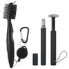 VIPMOON Golf Cleaning Tool Set, Iron Brush, Golf Club Groove Sharpener, Golf Club Cleaning, Maintenance Supplies, Carabiner, Portable, Lightweight,