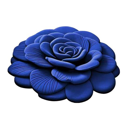 Yousheng Цветочный коврик для пола Нескользящий Впитывающий коврик для ванной 3D Реалистичный цветочный узор Коврик для пола для прихожей Гостиной Ванной Кухни