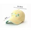 Cotton Floral Baseball Cap Letter Embroidered Streetwear Hats Casual Peaked Cap  For Women Girls