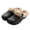 Fashion Kidmi Women Fur Clogs Slippers Fashion Fuzzy Men Garden Shoes Outdoor Waterproof House Shoes Winter Antiskid Work Men Shoes