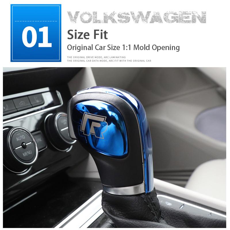 2026 Новый Для VW VOLKSWAGEN Автомобиль Ручка Переключения Передач Головка Передачи Наклейка Чехол Для VW Tiguan Rline R line Livida Polo Golf GTI Beetle К
