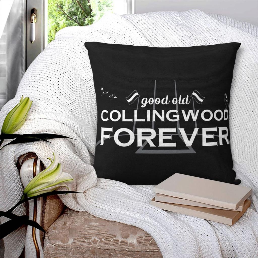 Good Old Collingwood Forever Square Pillowcase Pillow Cover Polyester Cushion Zip Decorative Comfort Throw Pillow for Home Car