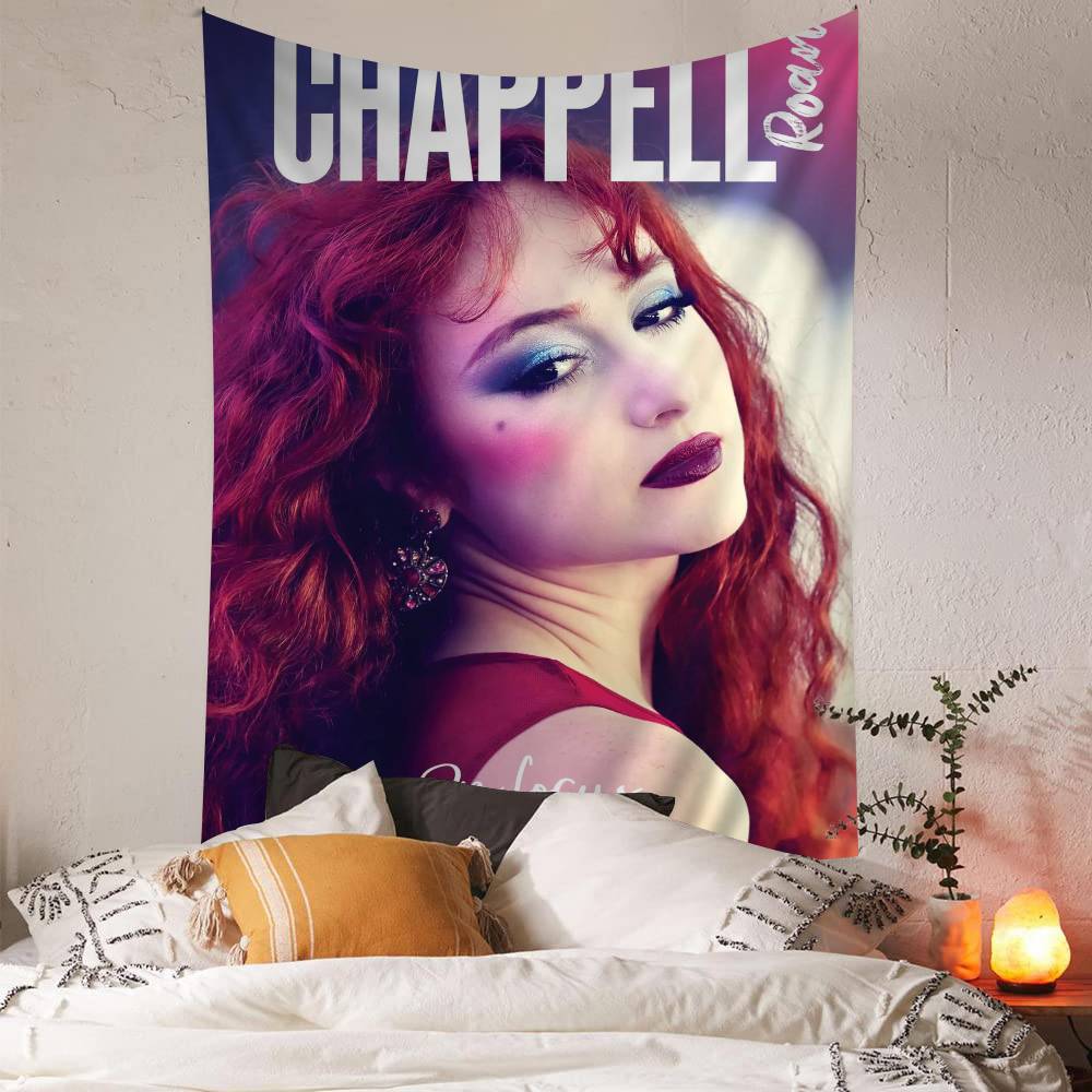 American Singer Chappell Roan Anime Tapestry Hanging Tarot Hippie Wall Rugs Dorm Home Decor