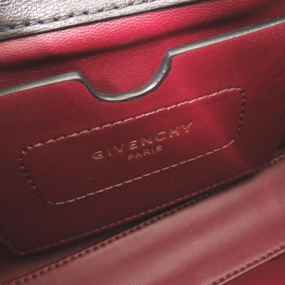 Б/у ОРИГИНАЛЬНАЯ GIVENCHY 2-way Сумка на плечо Eden Mini Черная Кожа