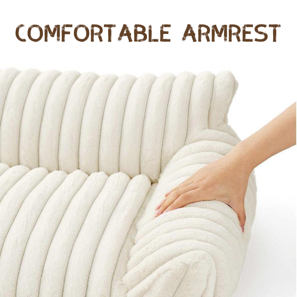 Cat Couch Bed Cute Pet Bed for Small Medium and Large Cats and Dogs Fluffy Sofa Bed for Pets Indoor with Non Slip