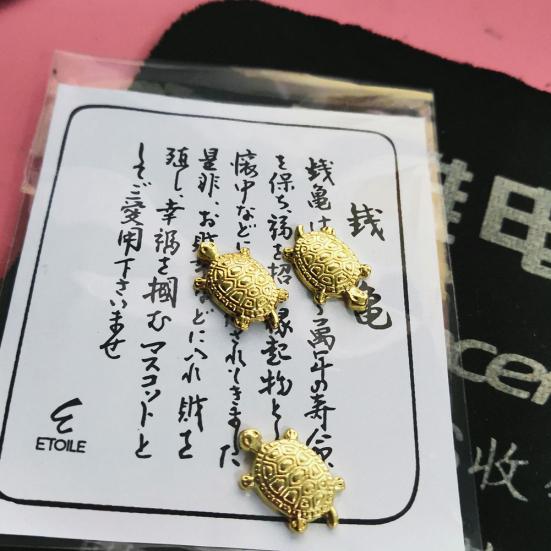 Японская денежная черепаха?Благословение Удача Ремесла Талисман Подарок Аксессуар Декор для кошелька