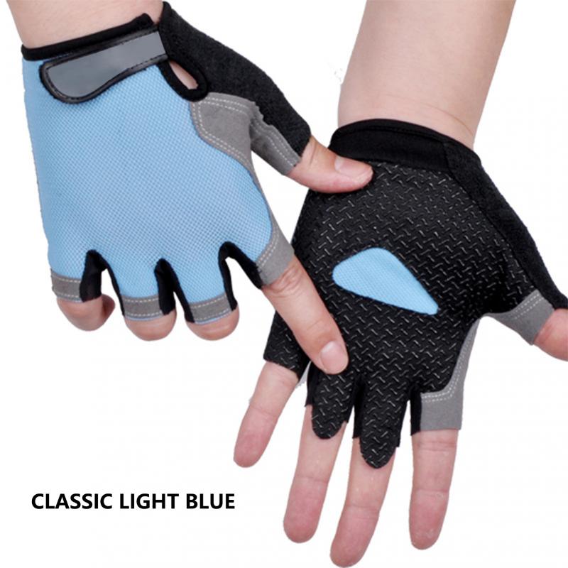 Half Finger Cycling Gloves Men Women Anti Slip Shock Breathable Summer Bicycle Gloves Fingerless Sports Gym Training Bike Gloves