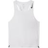 Мужские майки для бега без рукавов Dri-Fit Adv Solid с круглым вырезом, белые DM4625-100