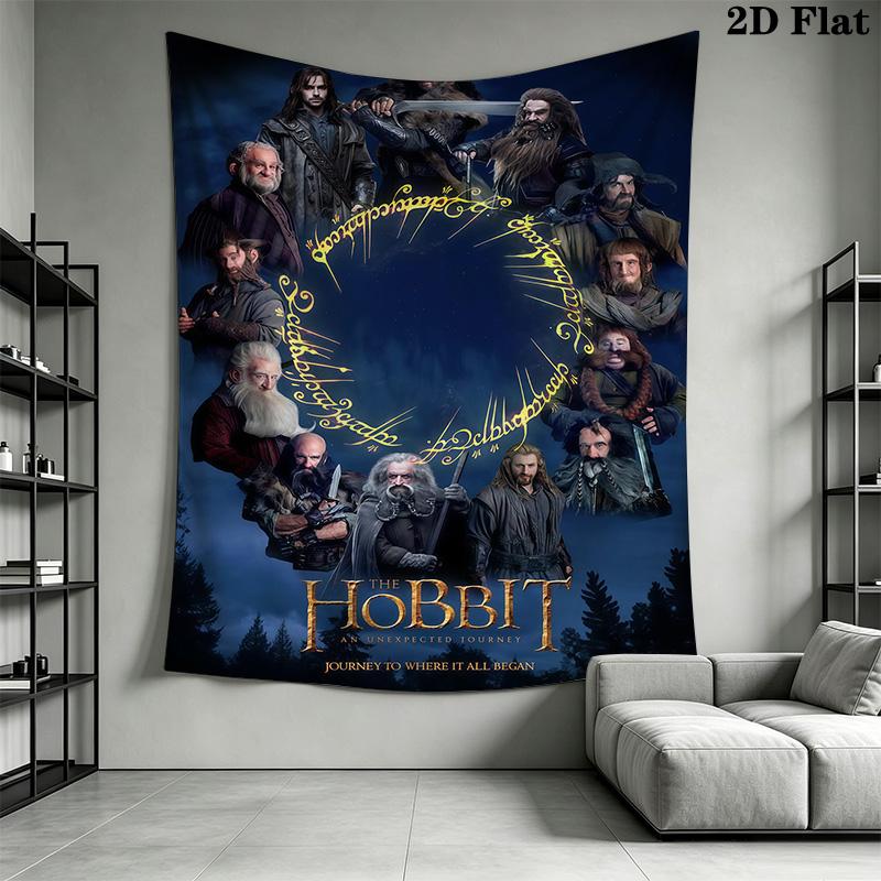 The Hobbit Journey Tapestry Wallmounted Background Cloth Home Decor Soft Homestay Soft Decoration Tapestry