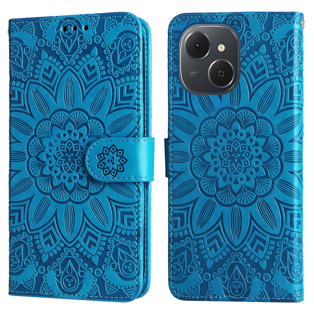 For TECNO Spark 40C Case Sunflower Imprint Leather Wallet Phone Cover