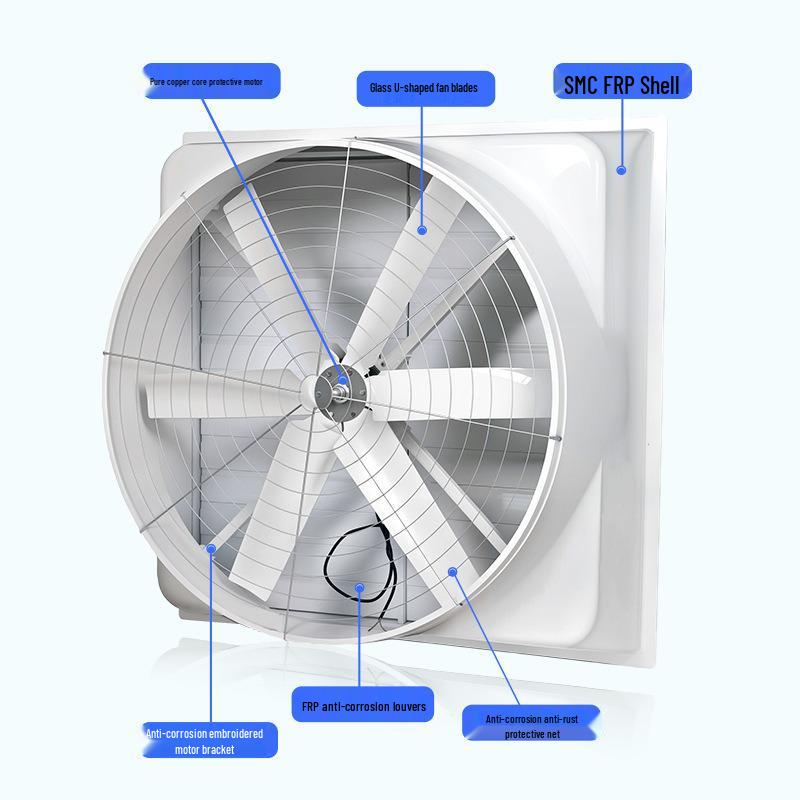 Energy-Efficient Anti-Corrosion Fiberglass Industrial Exhaust Fan