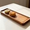 Japanese Style Wood Serving Tray Cheese Board Charcuterie Board Coffee Trays Rectangular Round Platter for Desserts Cheese Snacks Fruits