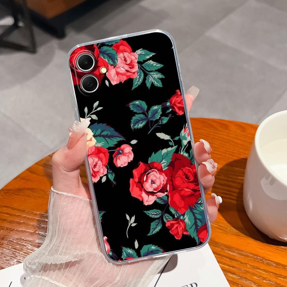 Чехол для Samsung S24 FE M35 A16 A26 S25 Plus Ultra S25Ultra A06 A36 A56 F14 Pretty Starry Sky Cute Bear Противоскользящий силиконовый противоударный чехол для Samsung