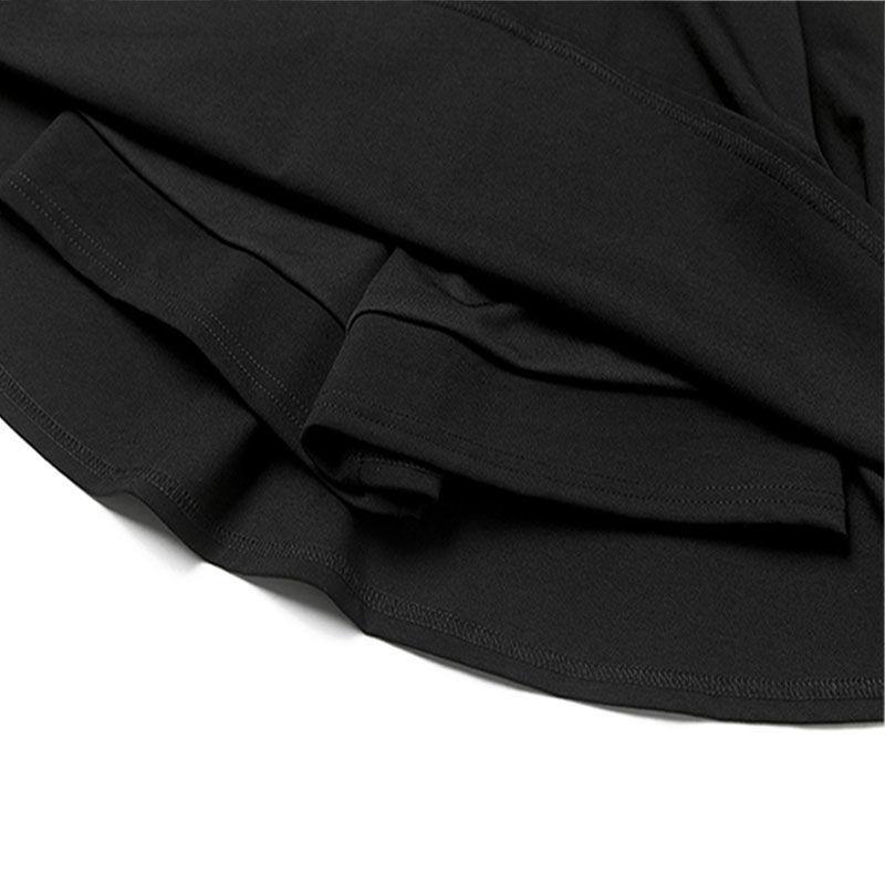 Двухслойная короткая юбка больших размеров с высокой талией, женская юбка трапециевидной формы, плиссированная юбка, антибликовая однотонная юбка с большим карманом