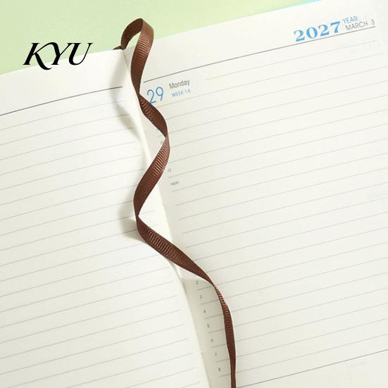 Study Planning Notepad 2027 Monthly Planner Agenda, Eye-friendly Paper And PU Leather Academic Agenda Organizer Cover, Time Management Notebook