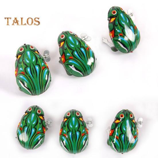 1/4 шт. заводная игрушка в виде животного ностальгическая винтажная детская взрослая заводная пружина металлическая прыгающая лягушка петух крыса кролик игрушка сувениры для вечеринки