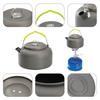 Outdoor Kettle Portable Teapot 1.4L Picnic Tea Kettle Coffee Kettle Hard Alumina Kettle