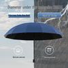 Компактный зонт с черным логотипом, автоматическое открытие/закрытие, защита от УФ-лучей, для мужчин и женщин - двойного назначения для дождя или солнца