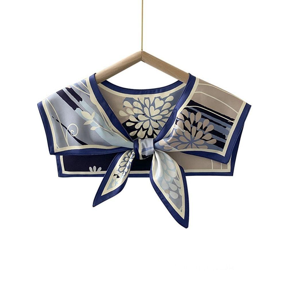 Silk Sunscreen Shawl Sunscreen False Collar Fashion Neckwear Summer
