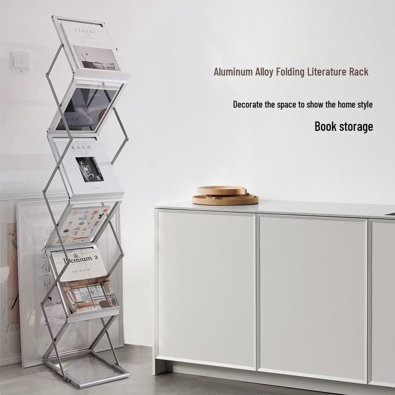 Шанхайская складная телескопическая выставочная стойка A4 для выставок и промоакций