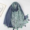 2024 Spring And Autumn Winter New Cotton And Hemp Long Thin Scarf Travel Versatile Sunscreen Warm Shawl For Women