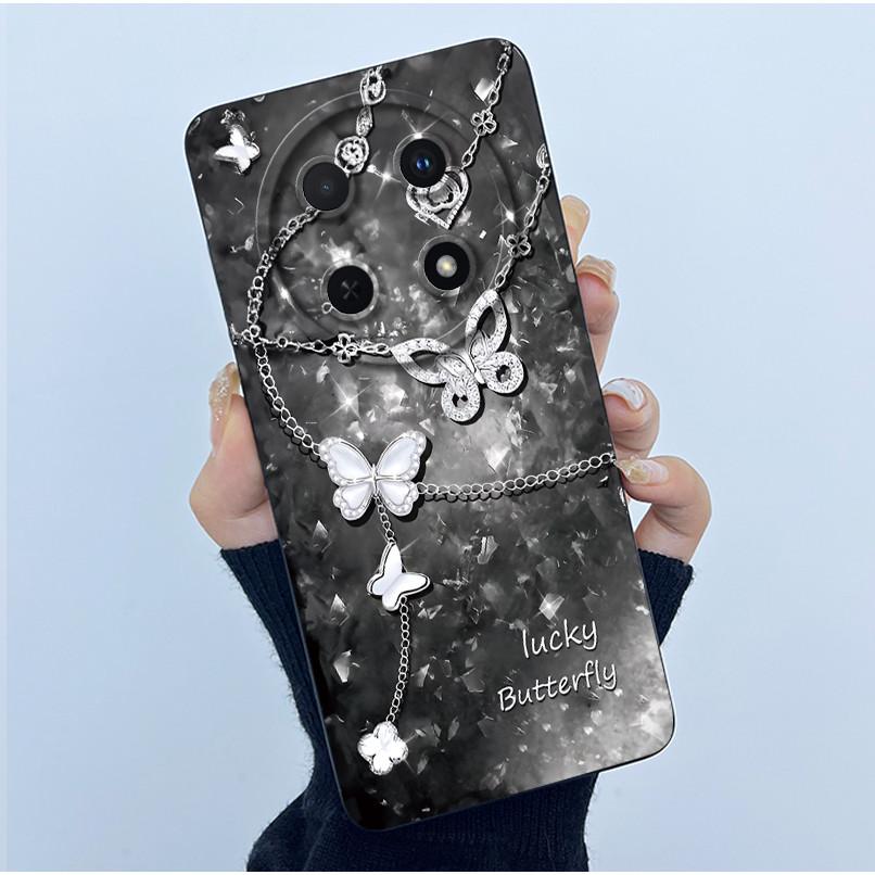 Чехол для Huawei Nova 12i 12 i Силиконовый Защитный Чехол Модный Простота цветок Funda для Huawei Nova 13i Nova12i Coque Capa