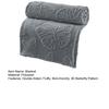 3D Butterfly Baby Blanket Double-Sided Flannel Soft Throw Blanket Fluffy Infant Toddler Newborn Receiving Blanket Crib Stroller Use Baby Shower Gift