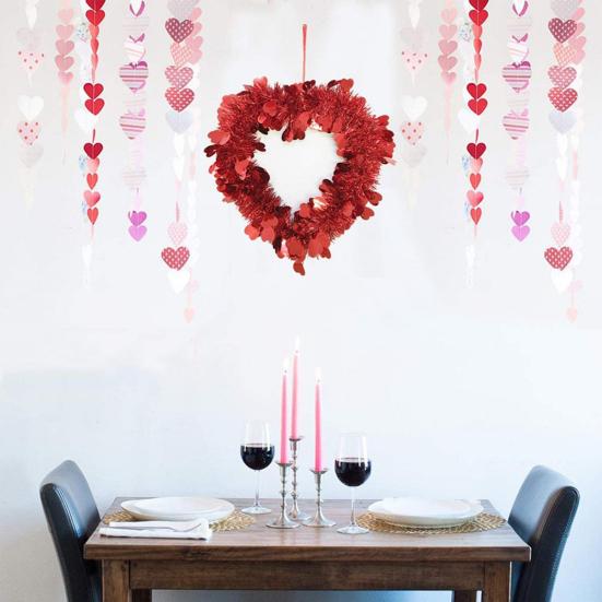 Очаровательный висячий венок, романтический устойчивый фотография, яркий цвет, реквизит для погоды, висячий венок на дверь, домашний декор