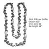 14 Inch 52 Chain Link Chainsaw Saw Drive Link Link 3 / 8lp  Caliber Saw Blade for Garden Tools