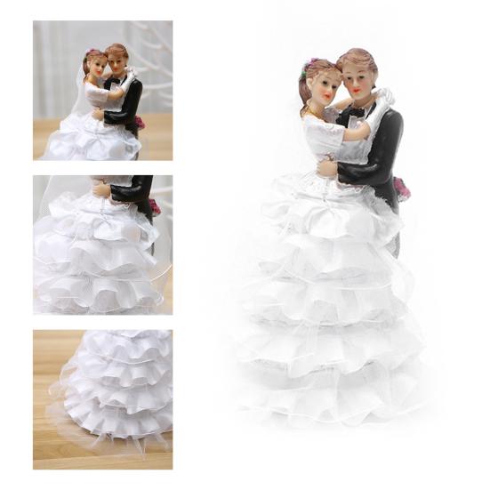 Цветостойкий прочный высококачественный декор для рабочего стола, очаровательные милые статуэтки для свадебной пары, топпер для торта на свадьбу