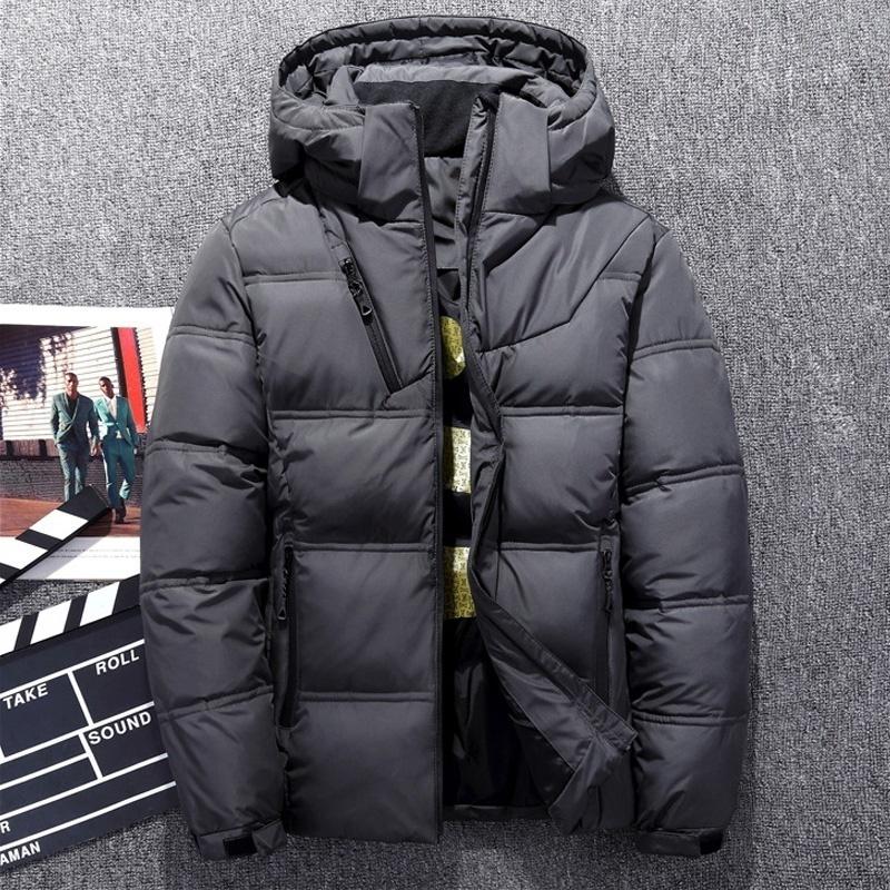 Winter Jacket Men White Duck Down Outwear Coat Parka Warm Overcoat Veste Homme Vinter Jakke