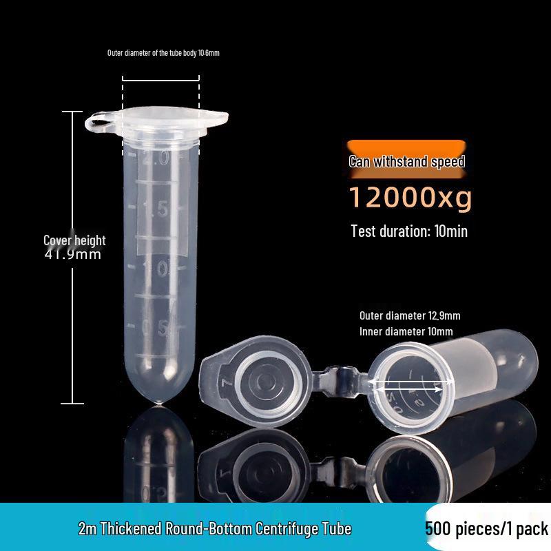 Laboratory Plastic Tubes: PCR, Centrifuge & Seed Bottles in 0.2/1.5/5/10/15/30/50ml