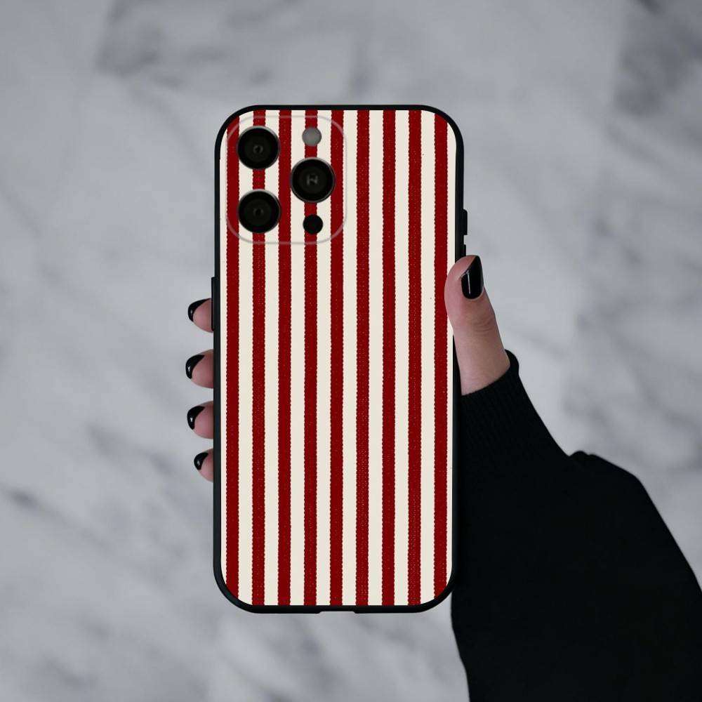 B-Бордовый W-Белый в полоску Чехол для телефона Для iPhone 17pro, 16,15,14,13,12,11 X XR Plus, Другие Мягкая Черная Крышка