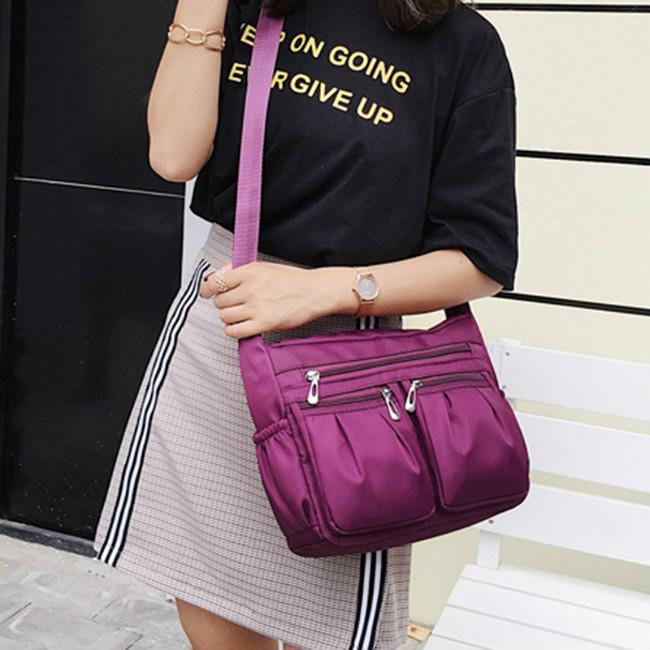 Casual Nylon Bag Messenger Shoulder Bags Waterproof Multilayer Bag Women Mom Casual Bag Handbags