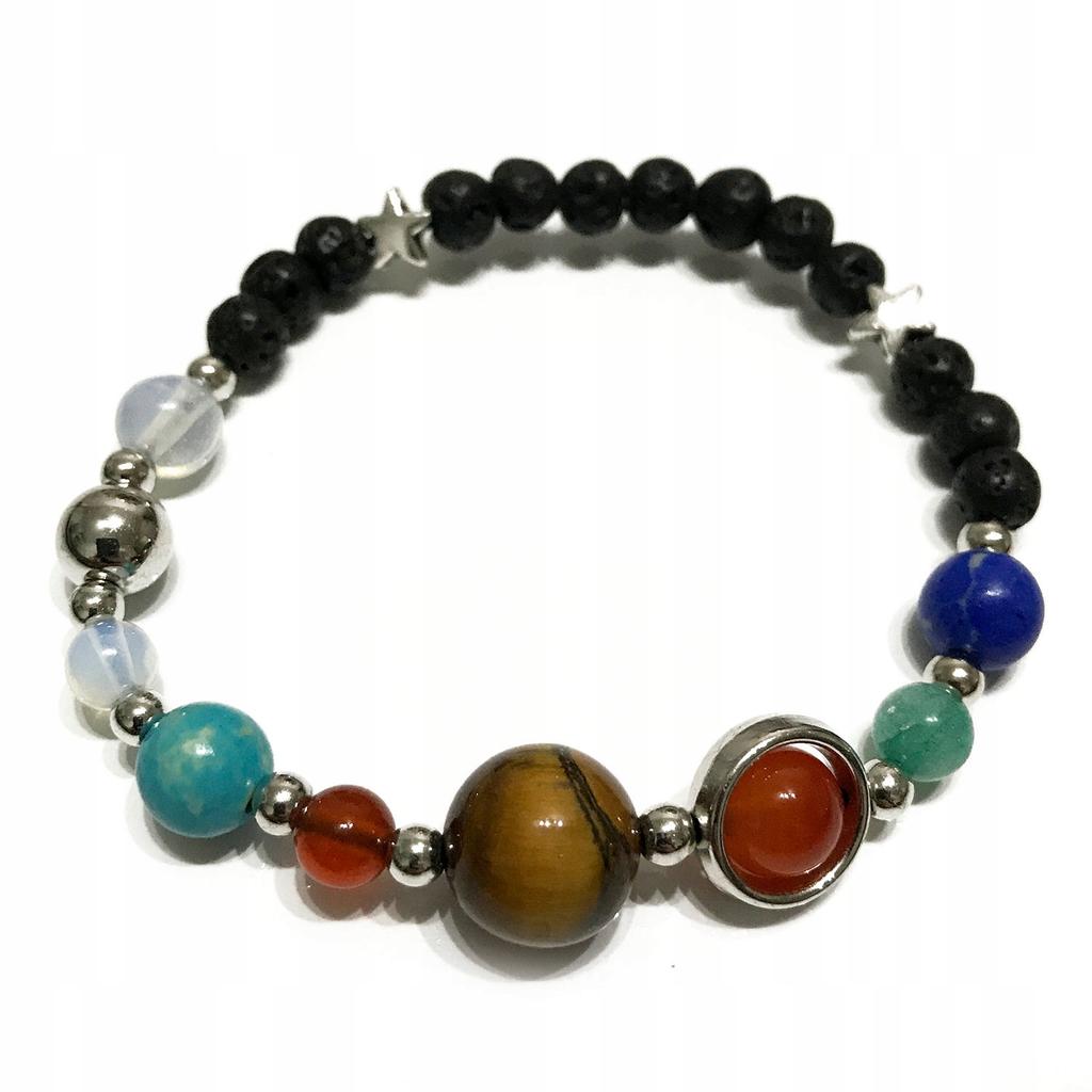Boho Bracelet With Stone.Volcano..Solar System 11