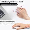 Right Hand Ergonomic Mouse Pad Wrist Pad Silicon Gel Non-Slip Streamline Wrist Rest Support Mat For Office Gaming Pc