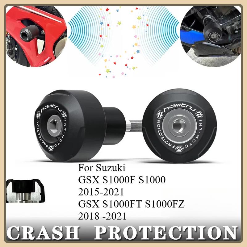 Motorcycle Crash Protection For Suzuki GSX S1000F S1000 2015- GSX S1000FT S1000FZ 2018 - Wheel Falling Protector Bobb