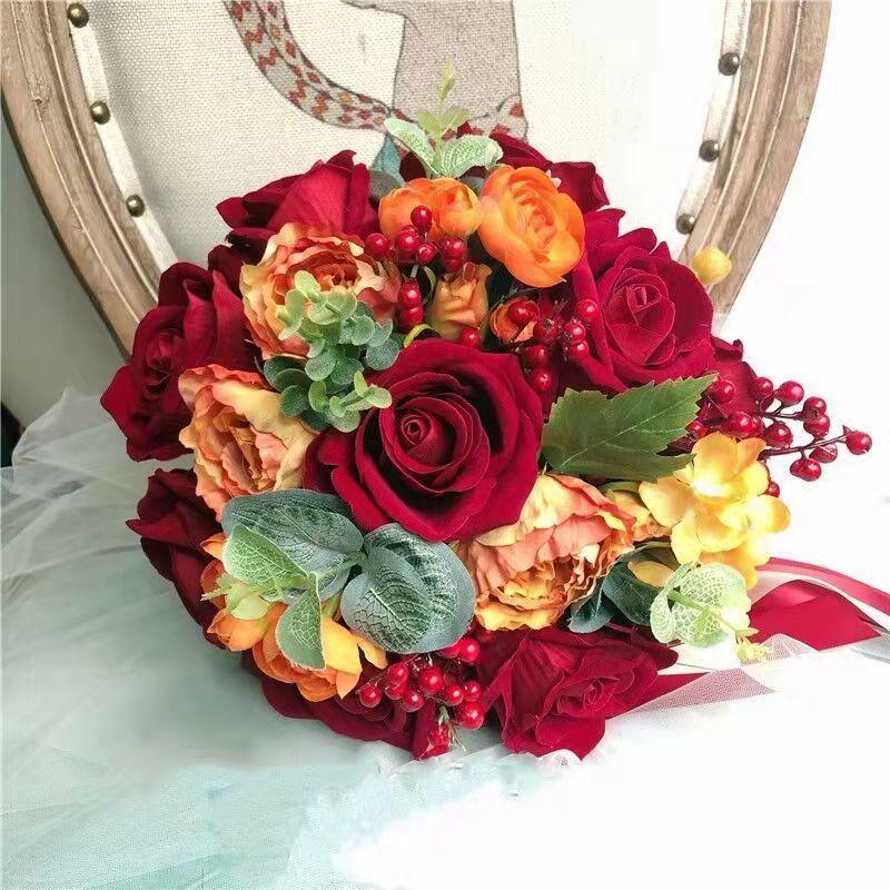 Корейский лесной стиль свадебный букет для невесты для свадьбы или фотореквизит
